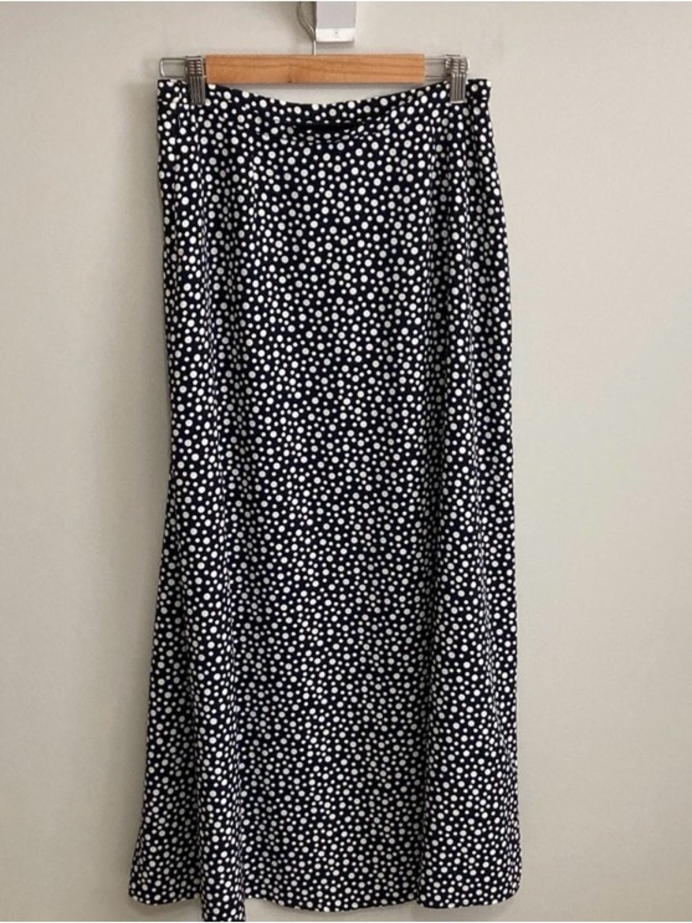 Liz Claiborne Polka Dot Maxi Skirt in Black and White, Women’s Size 10 - Picture 7 of 9